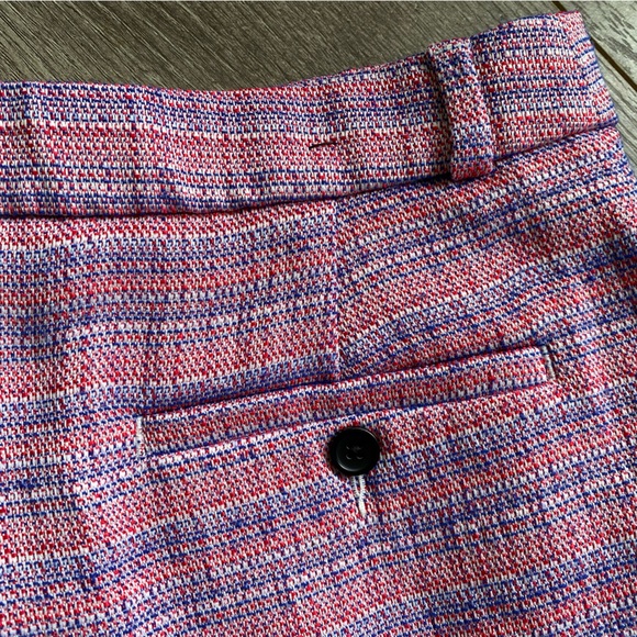 Banana Republic tailored pink and purple tweed shorts. 4.5” inseam high rise - Picture 8 of 13